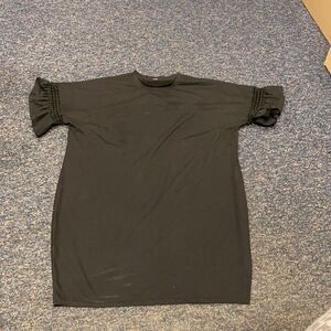 Madina Black Ruffle Sleeve Top sz. 4X